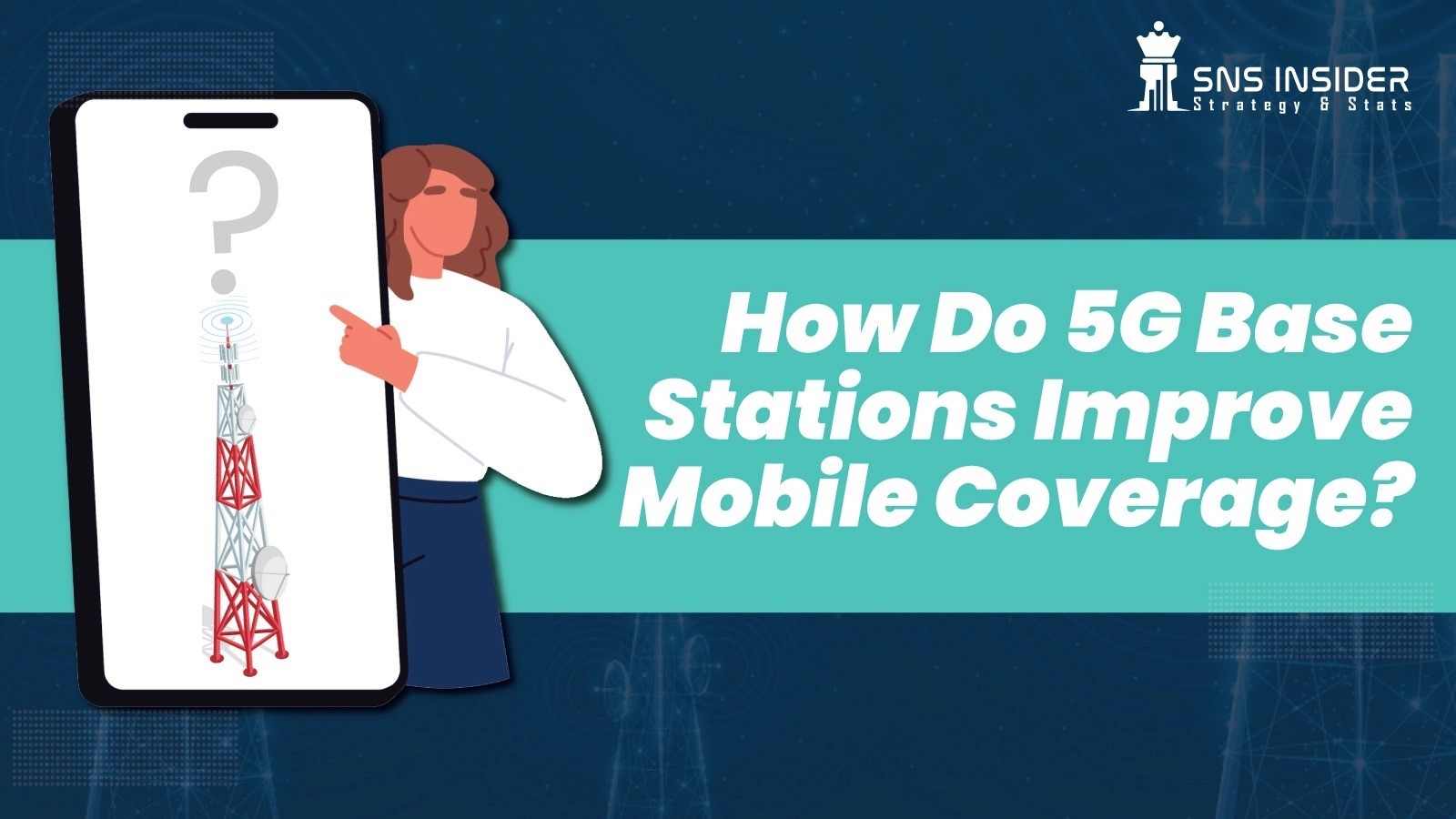 5G base stations boosting mobile coverage, speeds, and supporting billions of devices.