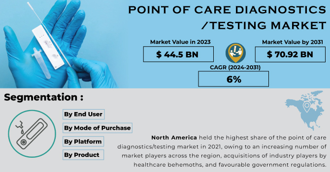 Point of Care Diagnostics/Testing Market Revenue Analysis