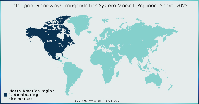 Intelligent-Roadways-Transportation-System-Market-Regional-Share-2023