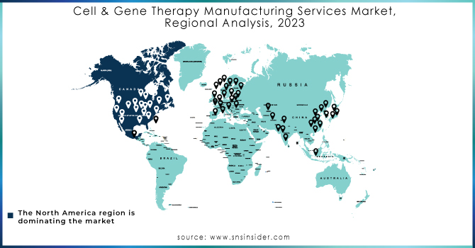 Cell & Gene Therapy Manufacturing Services Market by region